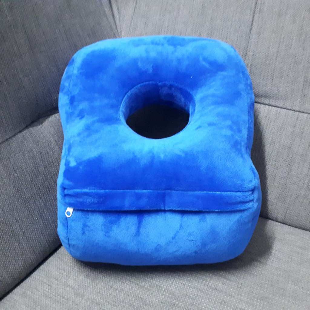 Gối ngủ đa năng văn phòng  - màu xanh dương