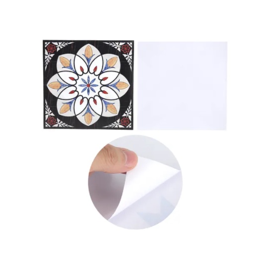 Combo 10 miếng dán PVC tường bếp dán gạch sàn nhà tắm