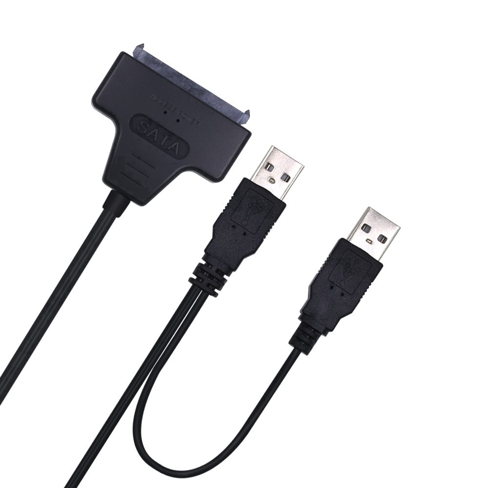 Bộ chuyển đổi USB 2.0 sang SATA 15 + 7 pin HDD 480Mbps cho Windows và Mac