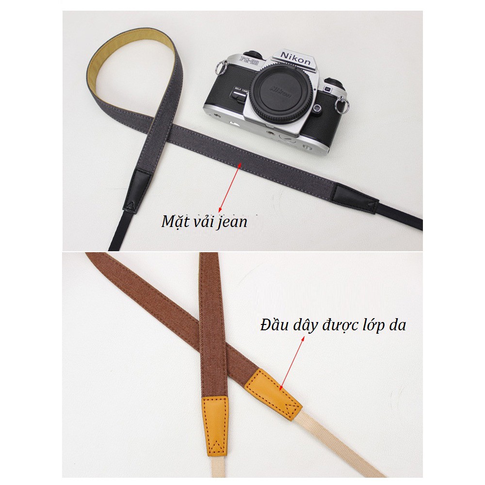 Dây máy ảnh shetu bản rộng (3cm)