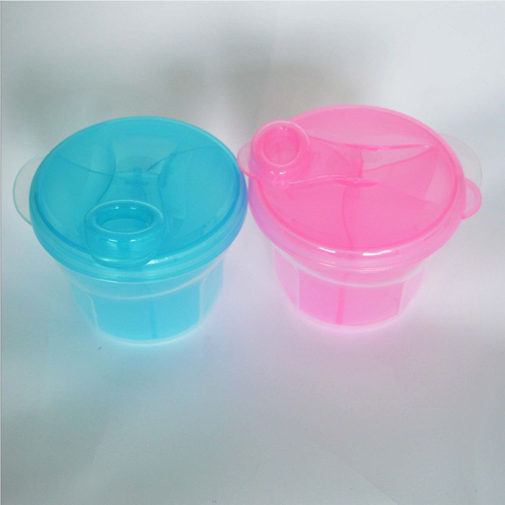 Hộp đựng sữa bột em bé 3 ngăn NORMAN 270ml