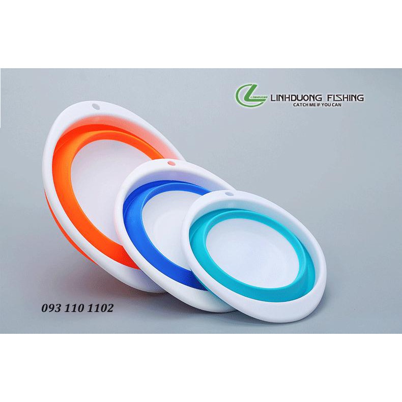 Bát đựng mồi câu đài gấp gọn