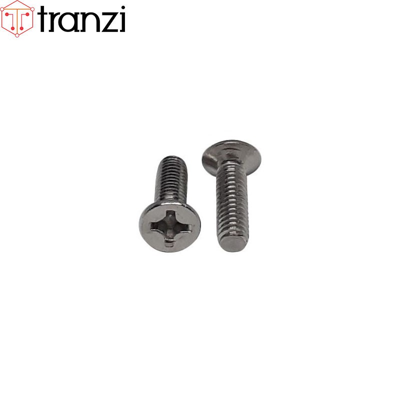 Vít bake đầu bằng thân bu lông inox 201 M3x10 - túi 50 cái