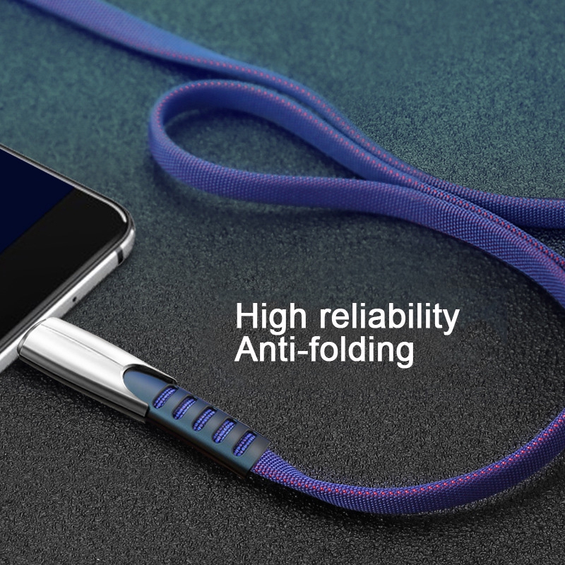 Cáp sạc nhanh bằng hợp kim nhôm USB cổng loại C/Micro USB/Lightning cho Android/iPhone