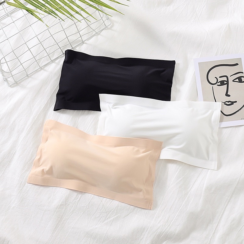 Áo Bra Đúc Su Trơn Không Dây Cài Sau Siêu Mềm Mịn 8883