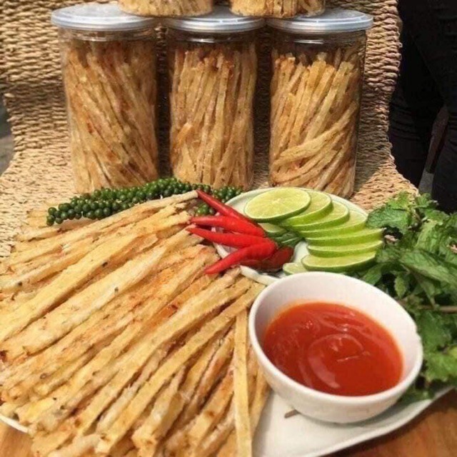 Khô Cá Thiều Que đóng lon pet 200gr