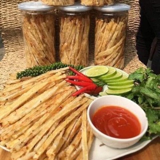 Khô Cá Thiều Que đóng lon pet 200gr
