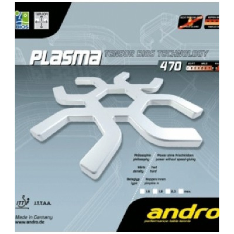 MẶT VỢT BÓNG BÀN ANDRO PLASMA 470
