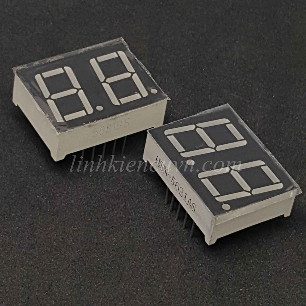Led 7 thanh 2 số 0.56inch Katot chung