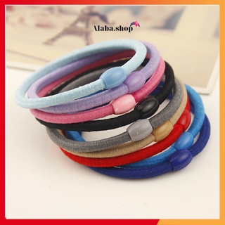 Thun cột tóc Hàn Quốc Alaba nhiều màu trơn