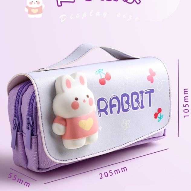 Hộp Bút 2 Ngăn 3D Nổi Pop it Cute Siêu Xinh Cho Bé Mẫu Mới 2022