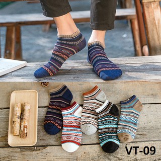 [SET 5 đôi] Vớ - tất thổ cẩm thấp cổ