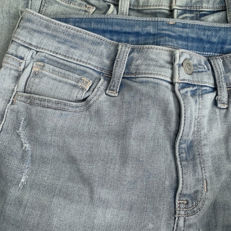 Quần Jeans Bò Nữ Rách Ống Tua Rua HOLLISTER Dáng Skinny Ôm Hàng Xuất Dư Xịn Cao Cấp Chất Siêu Mịn Đẹp