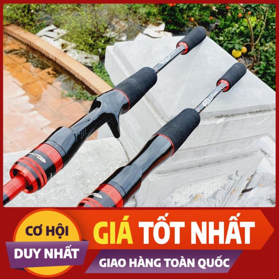Cần câu lure máy ngang và máy đứng carbon RollFish đầu bu chống xoắn Shop Đồ câu phía bắc