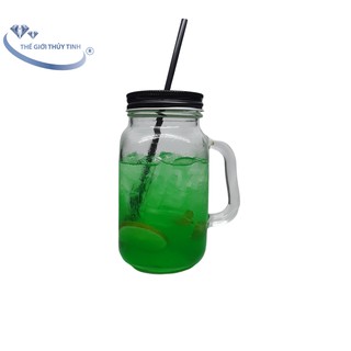 LY THỦY TINH UỐNG TRÀ SỮA CẨM ĐẠT 630ML