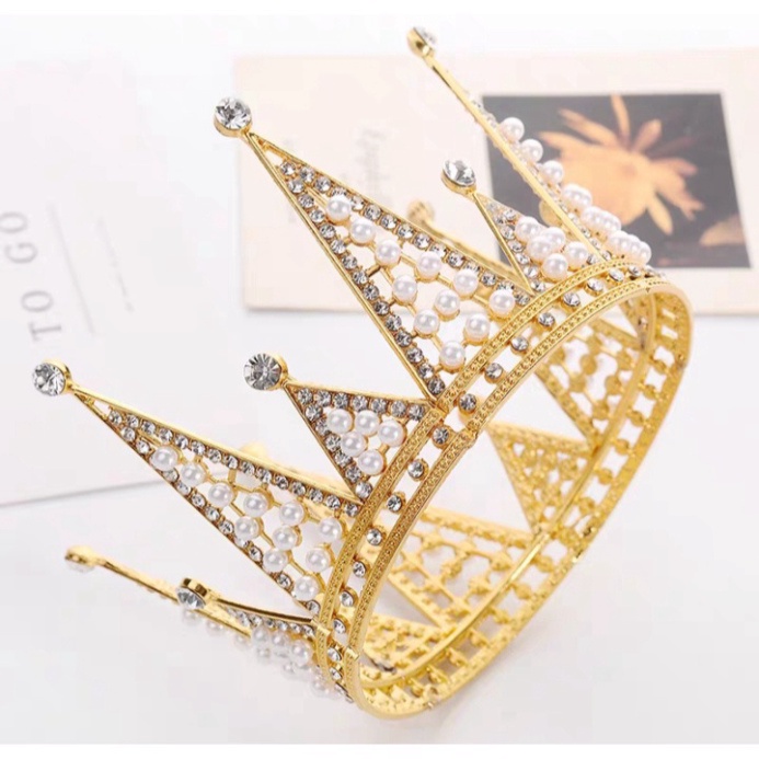 dụng cụ trang trí bánh kem [FREESHIP❤️] Vương miện Nhọn lớn nhựa đẹp