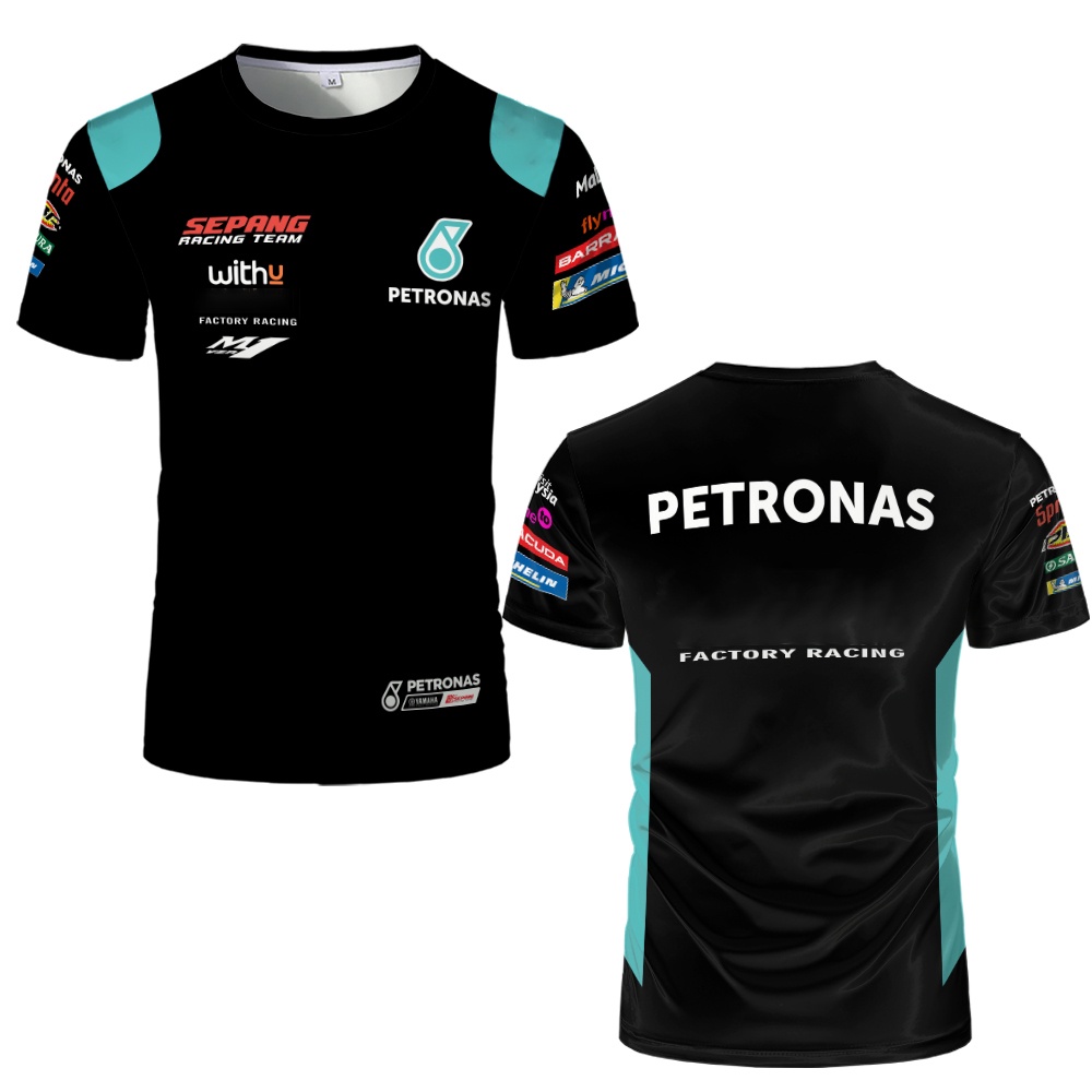 Áo Thun Oversized In Hình Petronas Team F1 3d Thời Trang Cho Nam Nữ