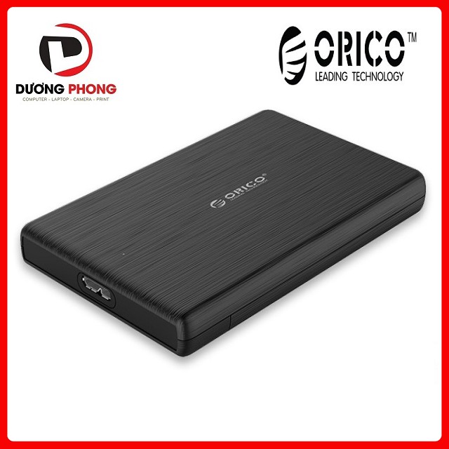 Hộp Đựng Ổ Cứng Di Động HDD Box ORICO 2189U3 - BK USB3.0/2.5 Nhựa Cứng - Chính Hãng