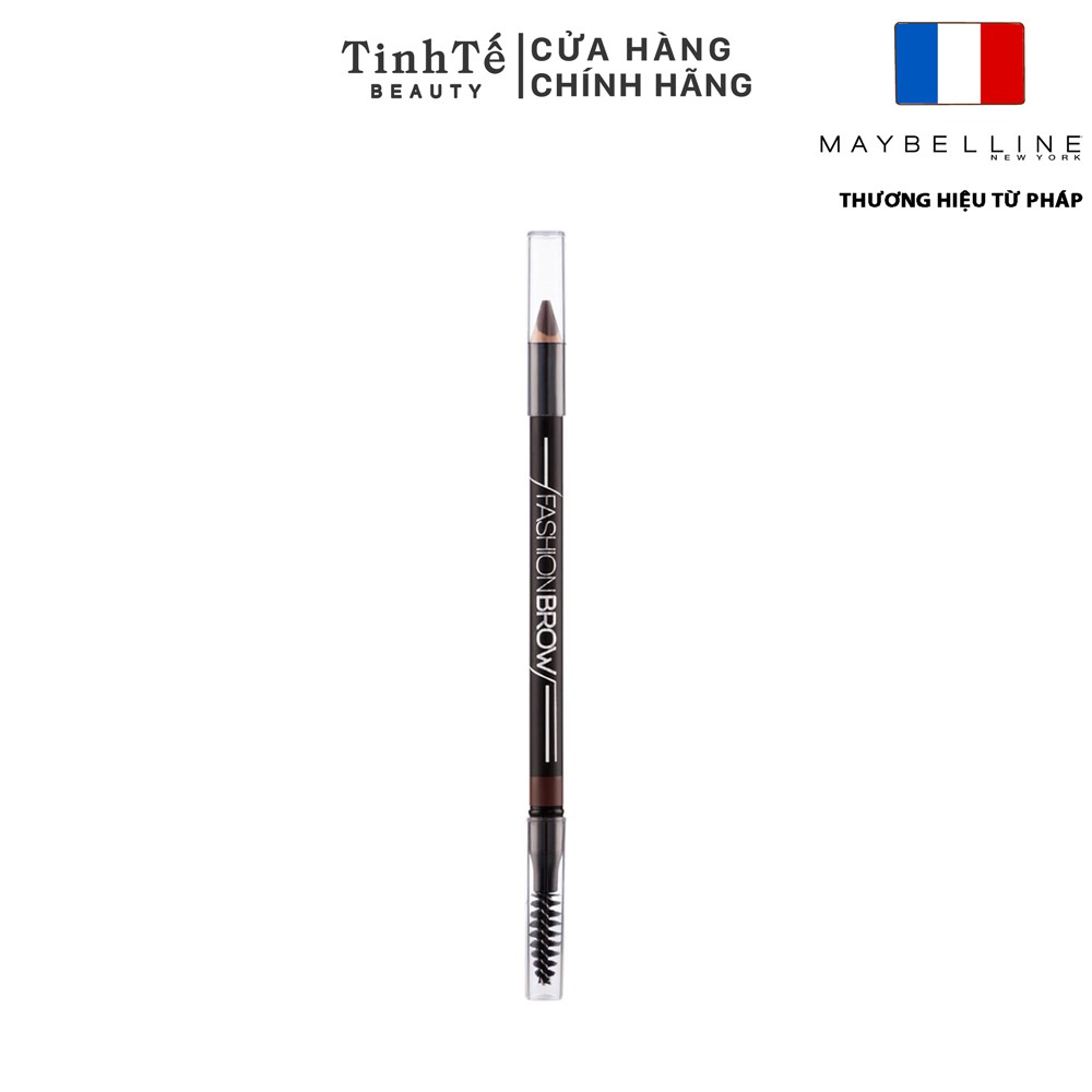 Chì Kẻ Mày 2 Đầu Với Đầu Chì Xéo Mềm Mịn 12H Maybelline New York Fashion Brow Cream Pencil 1.5g