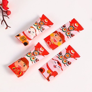 Túi kẹo nougat đầu lân set 200c