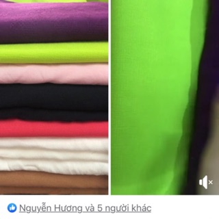 Set lanh, đũi màu trơn mảnh m trở lên