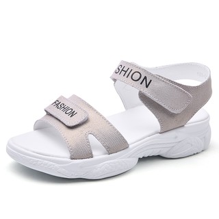 Giày sandal đế dày màu hồng 35-42 YOZOH