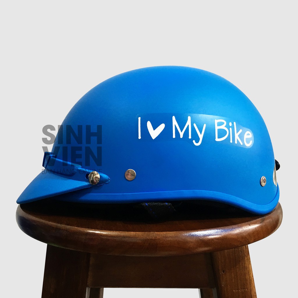 MŨ BẢO HIỂM NỬA ĐẦU I LOVE MY BIKE