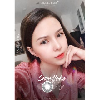 Lens Angel Eyes- Snowflake Xám