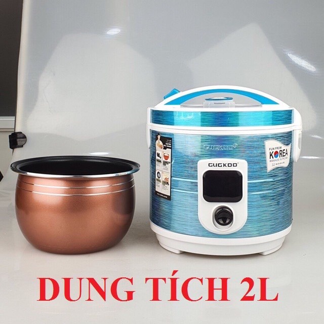 Nồi Cơm Điện CUCKOO GK- 1807 Dung tích 1,8 Lít - Tặng Kèm Giá Hấp, Bảo Hành 12 Tháng