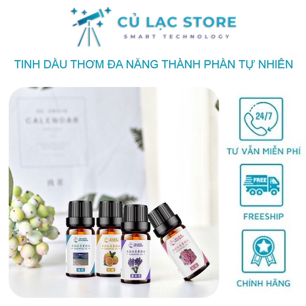 Tinh dầu thơm chiết xuất tự nhiên 10ml cho máy phun sương, máy xông tinh dầu...