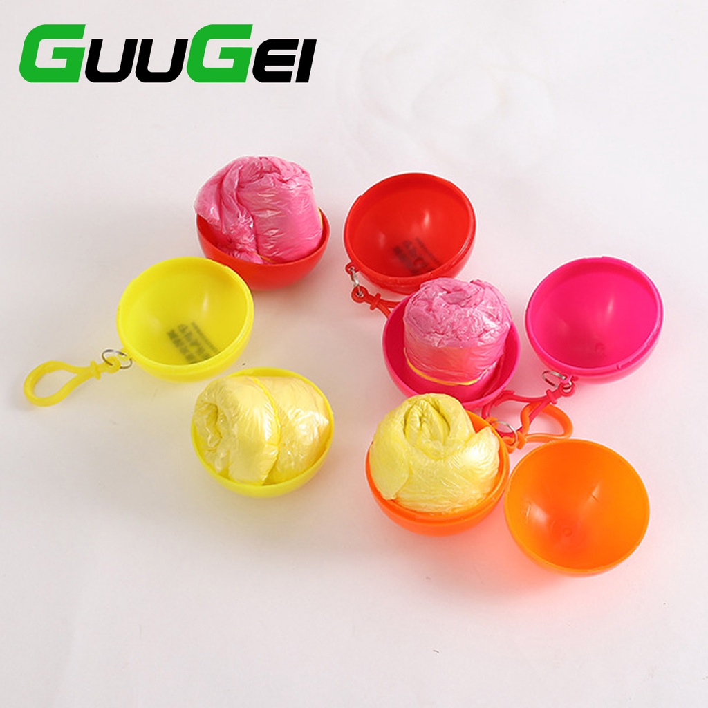 Guugei Áo Mưa Dài Tay Có Mũ Trùm Đầu Sử Dụng Một Lần Tiện Lợi