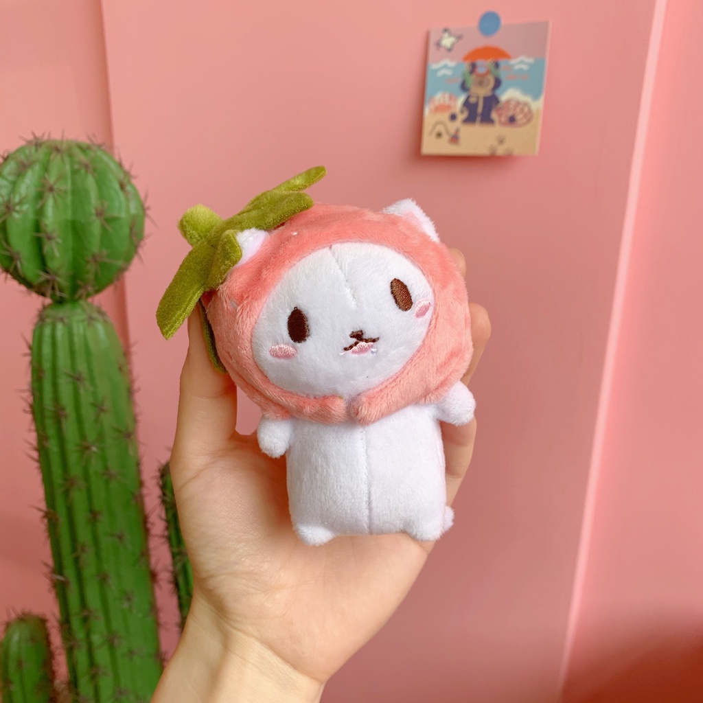 Móc Khóa Hình Mèo Nhồi Bông Đáng Yêu