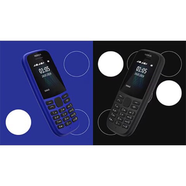 Điện thoại nokia 105 2 sim 2019 (hàng chính hãng)