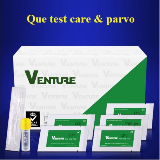 Que Test Xét Nghiệm Bệnh Care CDV Và Parvo CPV Ở Chó - Test Kit Careside Của Hàn