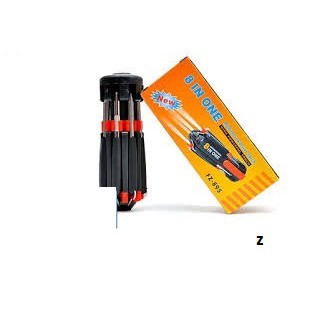 ĐÈn pin 6 bóng LED siêu sáng, tích hợp 7 chân tua vít tiện dụng