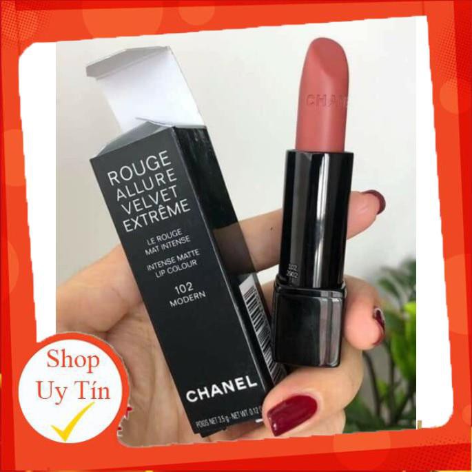 Son Chanel 102 Modern Màu Hồng Đất