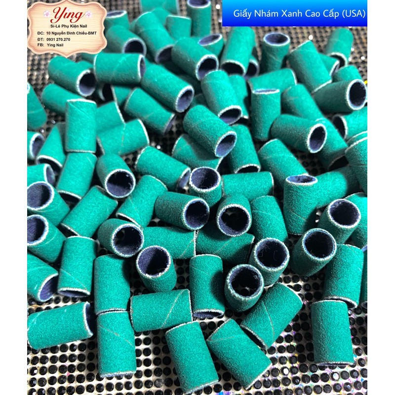 Set 10viên Giấy Nhám Xanh