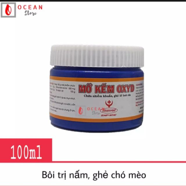 Mỡ Kẽm OXYD Chữa Nhiễm Khuẩn, Ghẻ Lỡ Loét Da