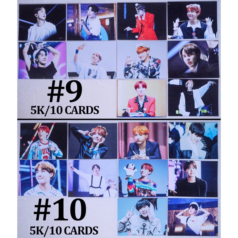 (Có sẵn)Sale set card BTS - JHOPE