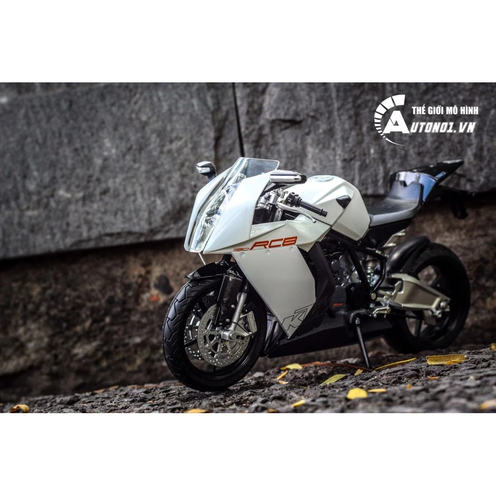 MÔ HÌNH XE KTM RC8 WHITE 1:12 JOYCITY 6804