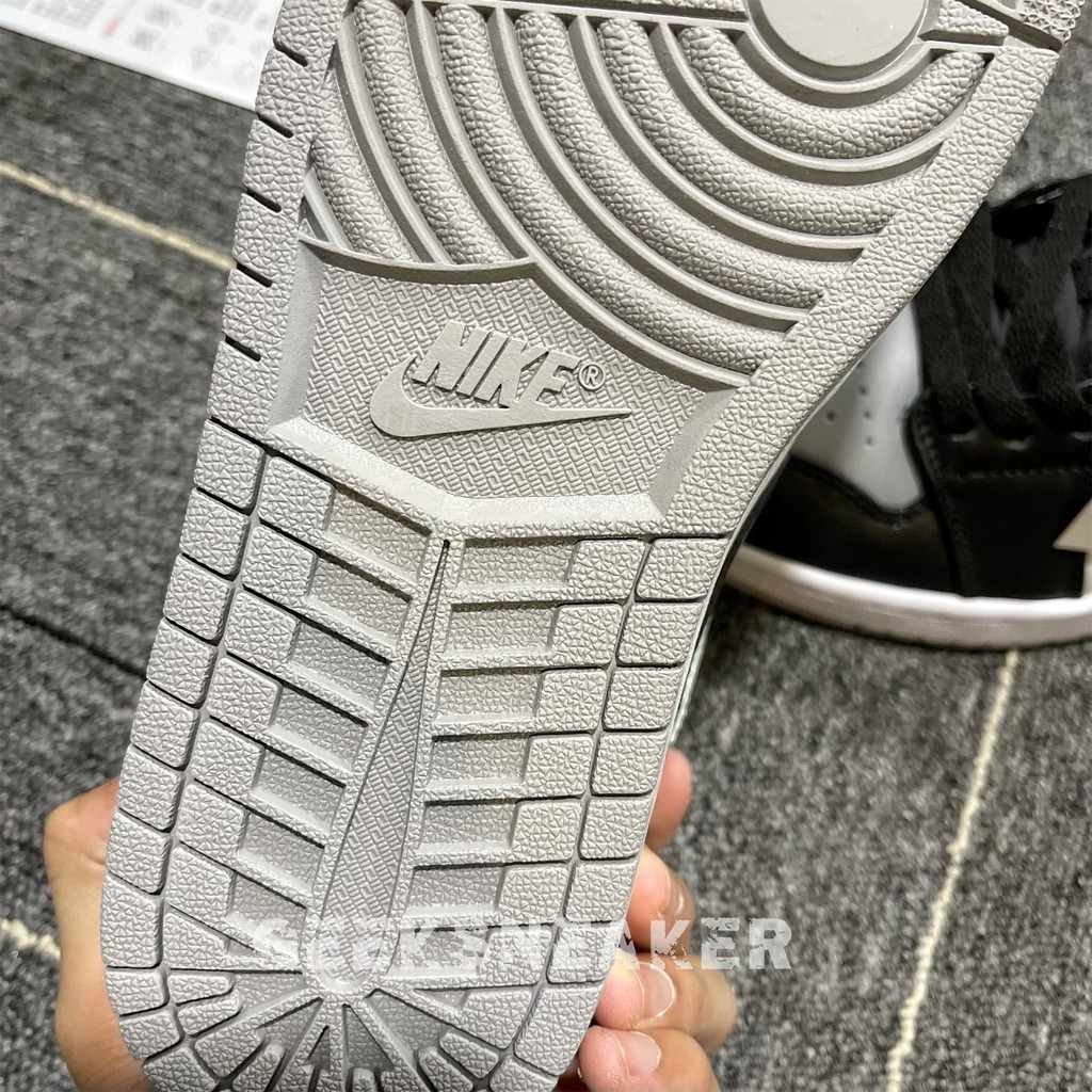 [GeekSneaker] Giày Jordan 1 Low Grey Toe • White • Atmosphere Black | Giày thể thao cổ thấp • Sneaker • Xám Đen Trắng | BigBuy360 - bigbuy360.vn