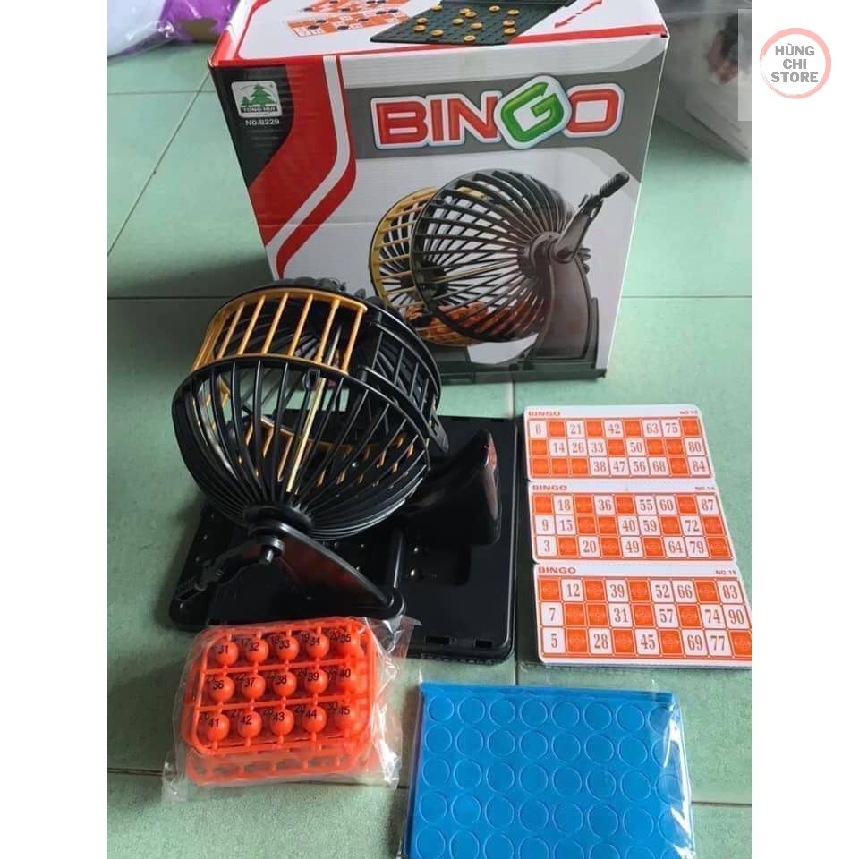 ĐỒ CHƠI LỒNG QUAY LÔ TÔ 90 SỐ LOẠI TO BINGO SIÊU HÓT