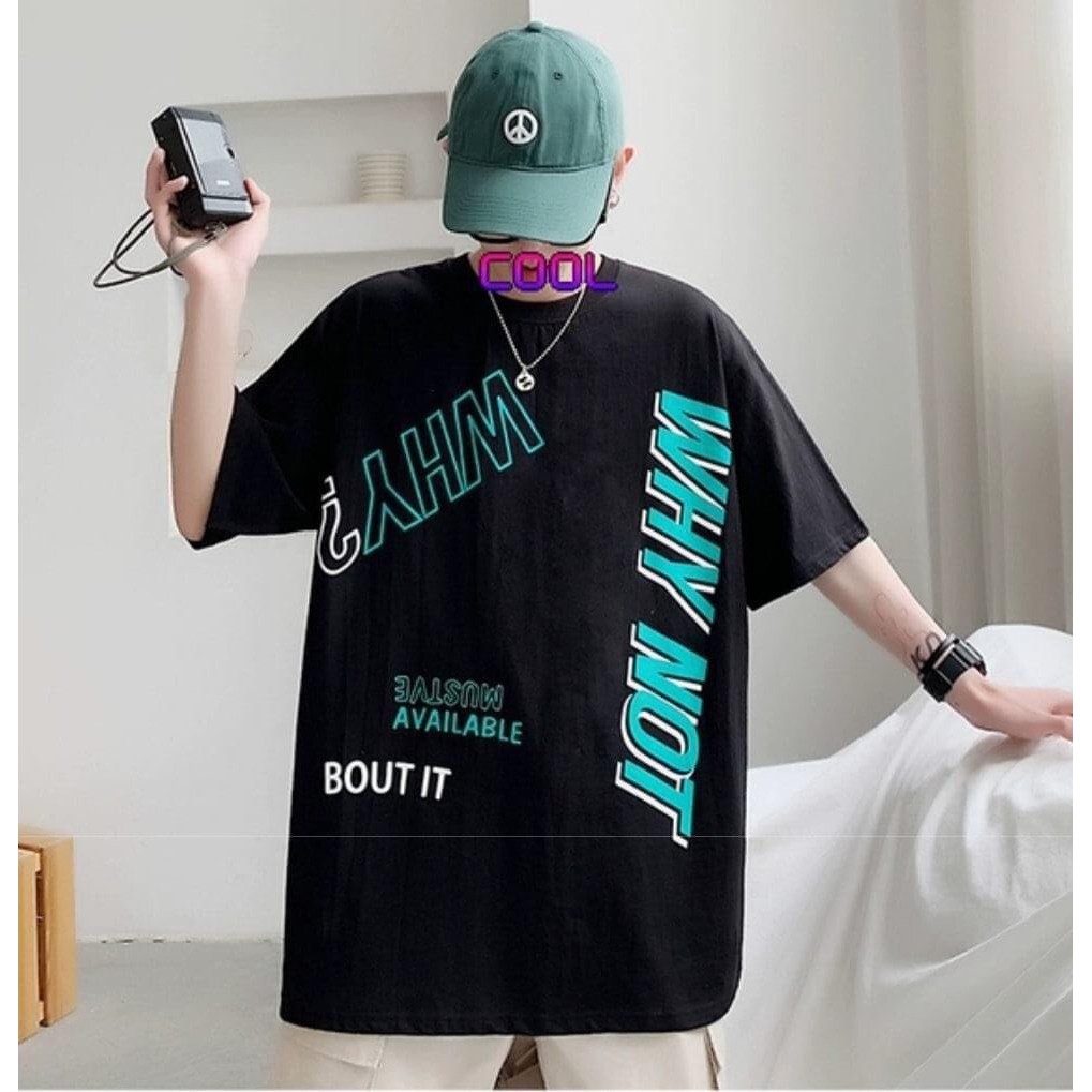 Áo thun nam form rộng tay lỡ cao cấp mẫu  YHW