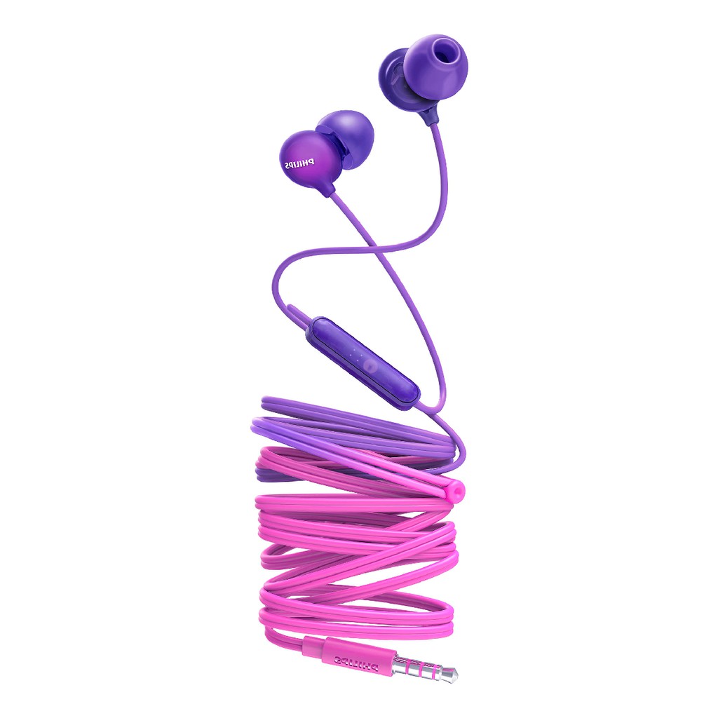 Earphone Philips SHE2405PP/00-Purple with Mic