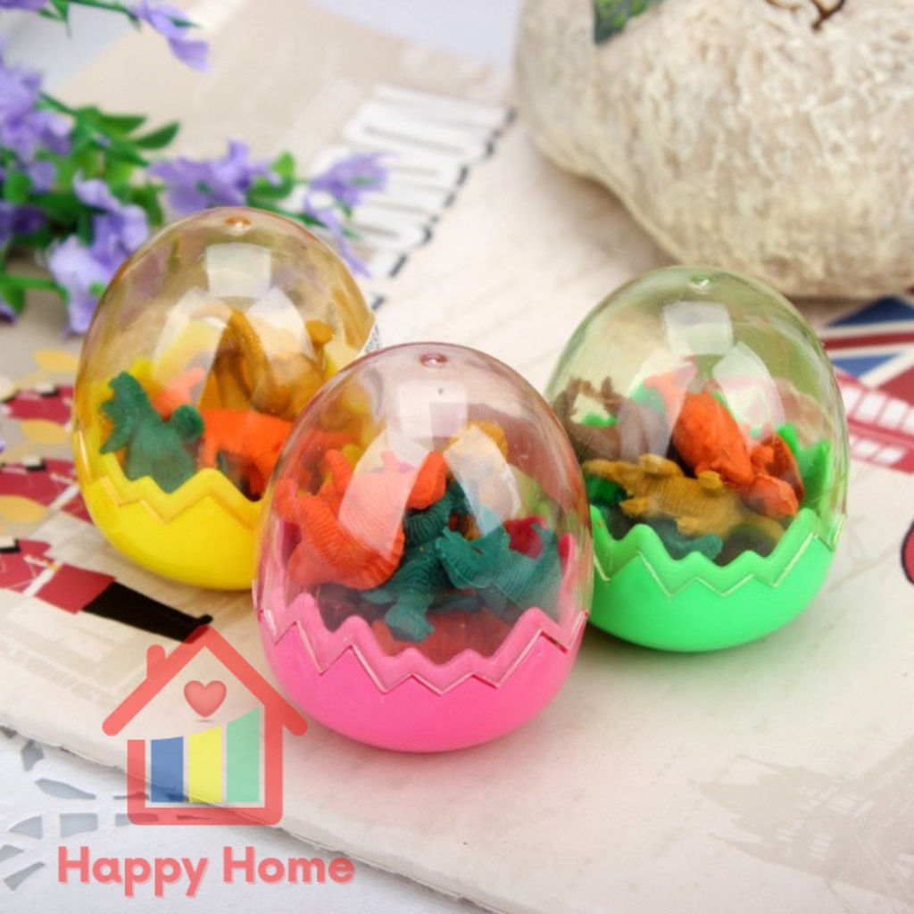 Tẩy bút chì, cục tẩy, gôm hình trứng khủng long Happy Home