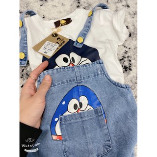 Set ao kèm yếm doremon dành cho bé ( bảng size dưới bài đăng)