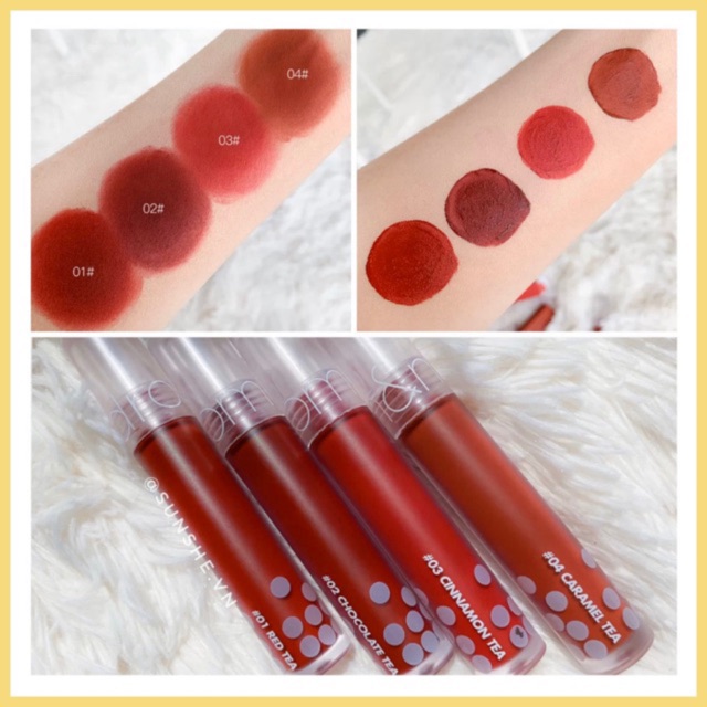 [HOT NEW] Son Kem Lì, Mịn Mượt Như Nhung Romand Milk Tea Velvet Tint 4.4g