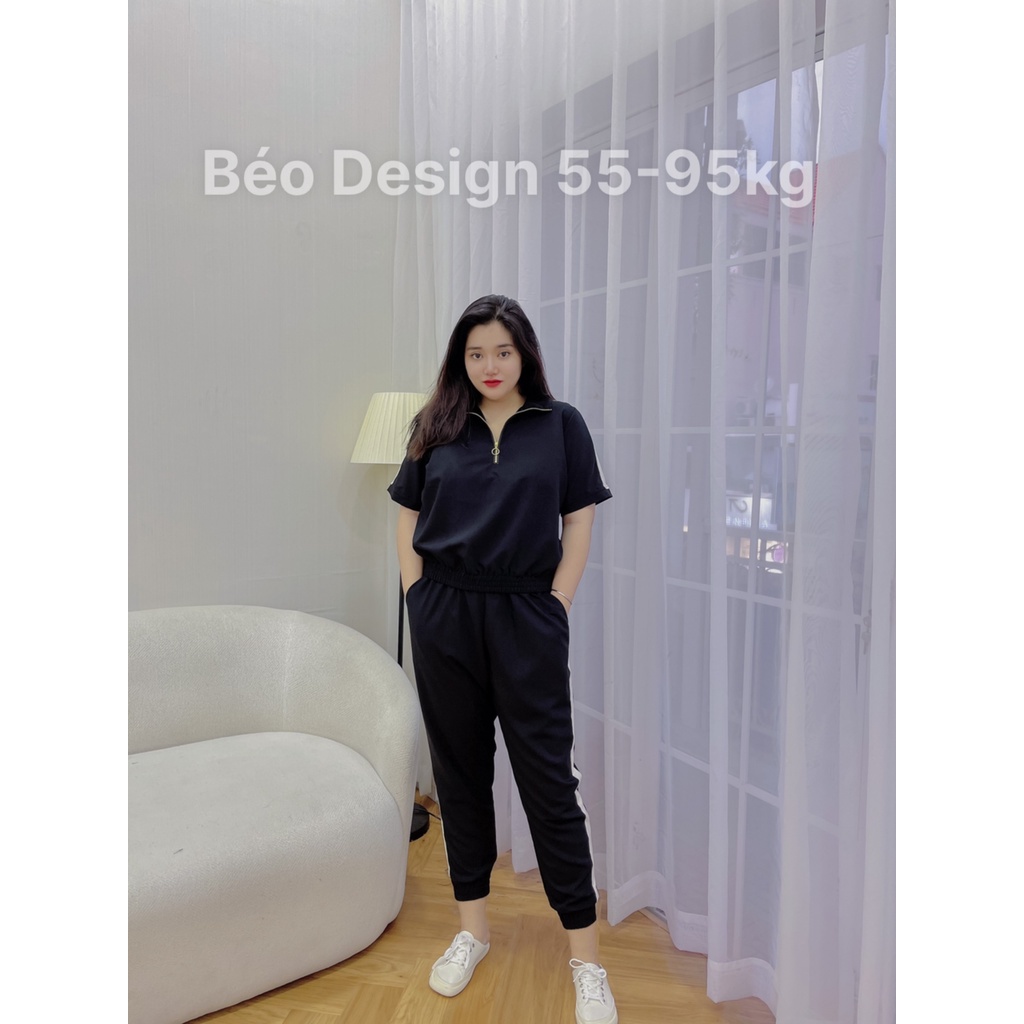 Set thể thao khóa kéo Bigsize