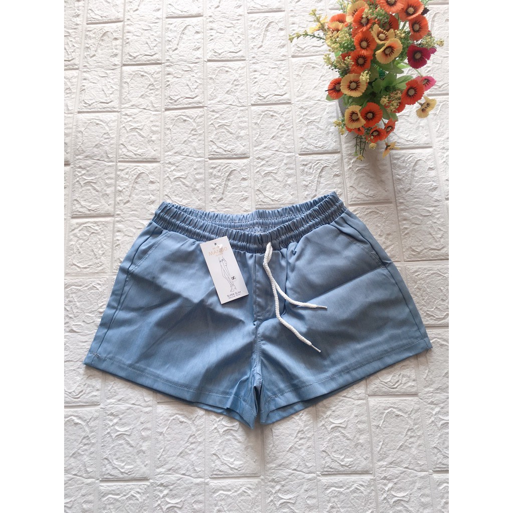 [Mã FAMAYWA giảm 10K đơn 50K] quần sooc đùi nữ chất bò giấy | BigBuy360 - bigbuy360.vn