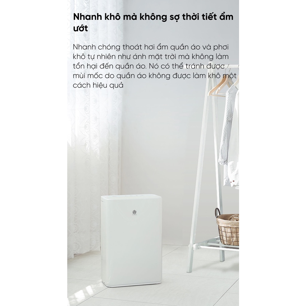 Máy hút ẩm thông minh NEW WIDETECH 12L - WDH312ENW1